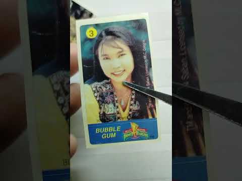 Видео: Saban. Power Rangers Bubble gum - Можно ли восстановить что-то из наклеек в плохом состоянии #paxtoy
