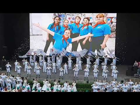 Видео: Флешмоб -  РДШ. Гимн РДШ. Большой праздник РДШ в Ростове - на - Дону