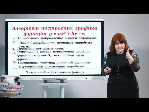 Видео: 9 класс. Алгебра. Квадратичная функция и её графики