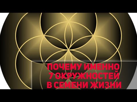 Видео: Почему 7 окружностей в семени жизни