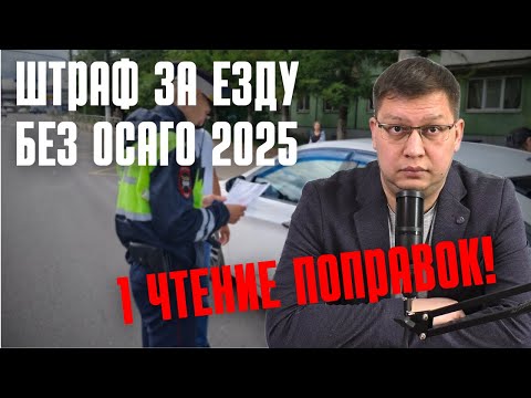 Видео: Поправки для водителей без ОСАГО одобрили в 1 чтении!
