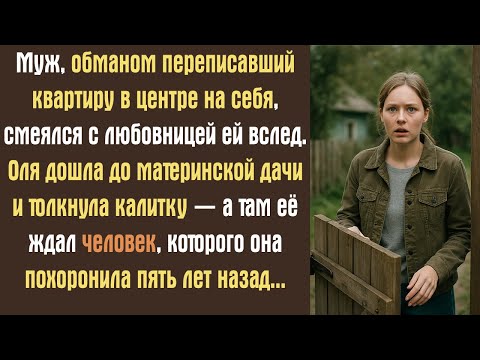 Видео: Муж, обманом переписавший квартиру в центре на себя, смеялся с любовницей ей вслед. Оля дошла до...