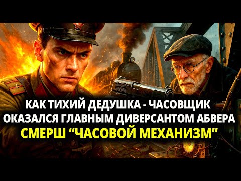Видео: КАК ТИХИЙ ДЕДУШКА-ЧАСОВЩИК ОКАЗАЛСЯ ГЛАВНЫМ ДИВЕРСАНТОМ АБВЕРА. СМЕРШ. "ЧАСОВОЙ МЕХАНИЗМ"
