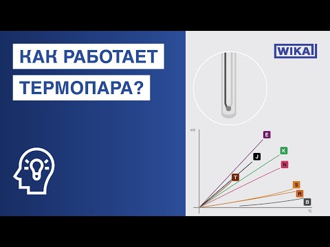 Видео: Как работает термопара? | Термопары в соответствии с МЭК 60584-1 и ASTM E230