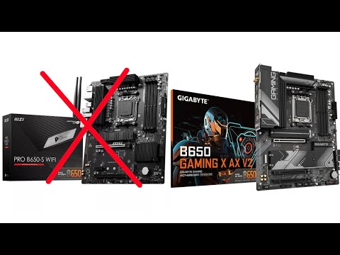 Видео: Распаковка двух материнских плат Msi PRO B650-S WIFI и GIGABYTE B650 GAMING X AX V2