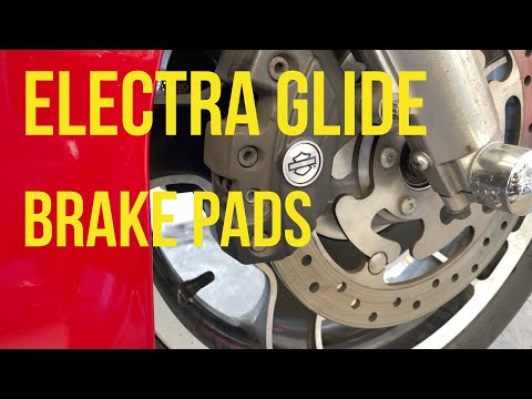 Видео: Руководство по замене и установке тормозных колодок на Harley Davidson Electra.