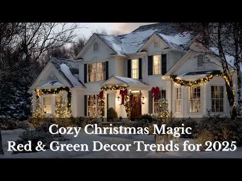 Видео: 🎄Уютное рождественское волшебство: тренды красного и зеленого в декоре 2025 года