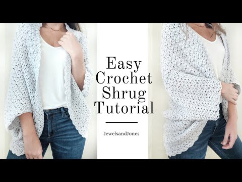 Видео: Как связать крючком простую повязку на плечах — Урок по вязанию крючком повязки на плечах