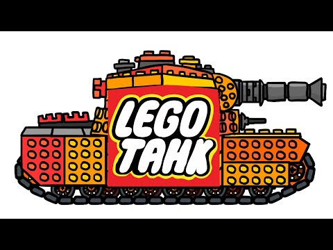 Видео: LEGO сделали танк? - Танковая дичь. (анимация)