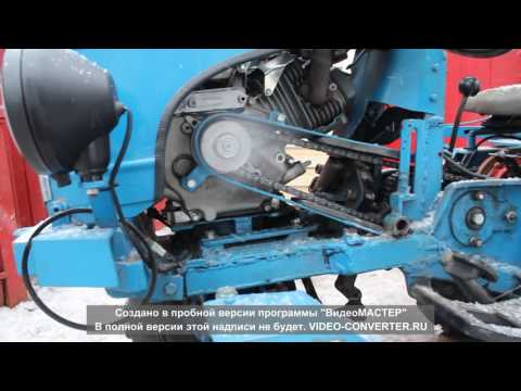 Видео: Самодельный минитрактор. КСТ мини. Курский самодельный трактор мини.