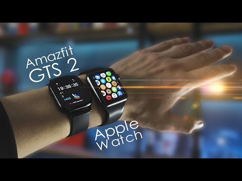 Видео: Xiaomi Amazfit GTS 2 vs Apple Watch — СРАВНЕНИЕ / ОПЫТ ИСПОЛЬЗОВАНИЯ