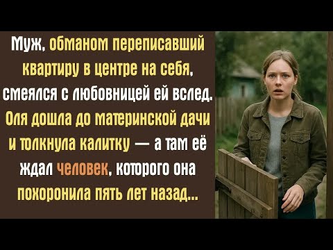 Видео: Муж, обманом переписавший квартиру в центре на себя, смеялся с любовницей ей вслед. Оля дошла до...