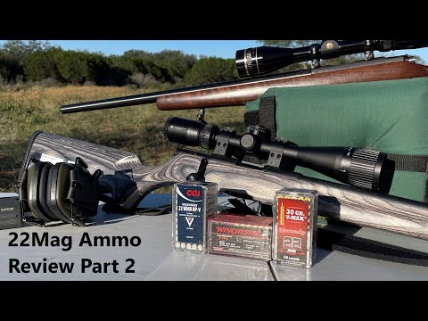 Видео: Обзор боеприпасов 22 Magnum (WMR). Часть 2