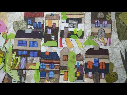 Видео: ( часть 1) Летний вариант Добавляю зелень к домикам #измелкихлоскутков #sewingideas
