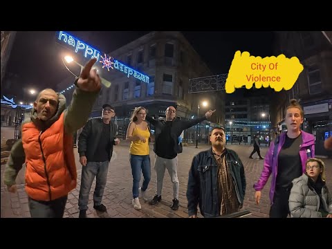 Видео: Насилие, хаос и доброта в центре Брэдфорда