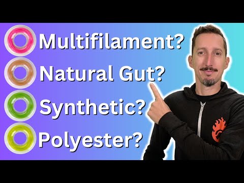 Видео: Объяснение теннисной струны! (что лучше)