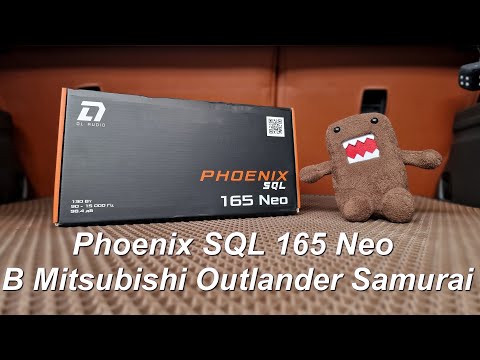 Видео: DL Audio Phoenix SQL 165 Neo в Mitsubishi Outlander