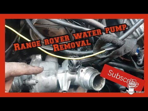 Видео: Снятие водяного насоса L322 4.4 V8 Range Rover