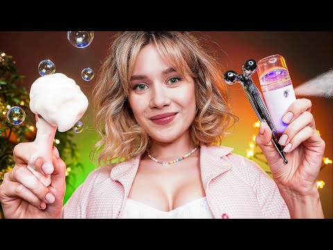 Видео: АСМР Мурашечное СПА Для Лица и Ушек 🔥 Уход и Массаж для Глубокого Сна asmr spa skincare massage