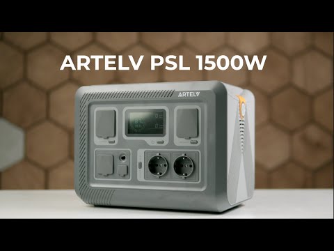 Видео: Новинка ARTELV PSL 1500W - Портативная электростанция для вашего дома или путешествий.