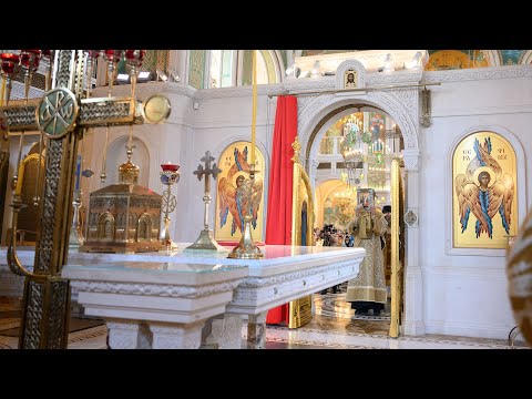 Видео: Божественная Литургия. Рождество Предтечи и Крестителя Господня Иоанна