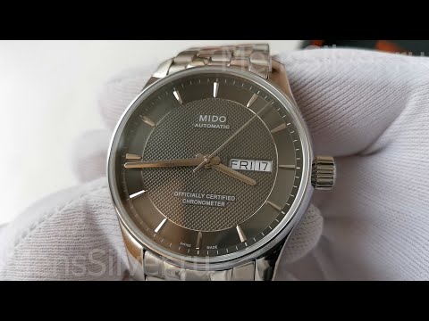 Видео: MIDO Belluna Clou De Paris COSC Chronometer Men's Watch | Мужские Швейцарские Часы Хронометр Мидо