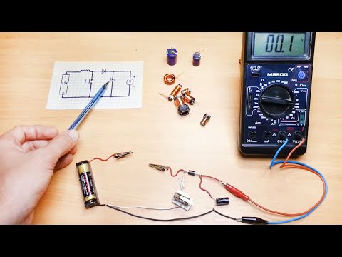 Видео: На сколько сильно может увеличить напряжение обычная катушка, питаемая от одной батарейки на 1,5 В