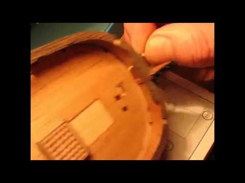 Видео: Бот "Святой Гавриил". Подготовка  к покрытию лаком. Часть1.