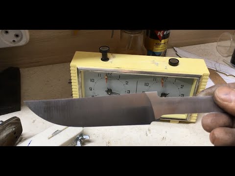 Видео: Изготовление клинка. Сколько это по времени.