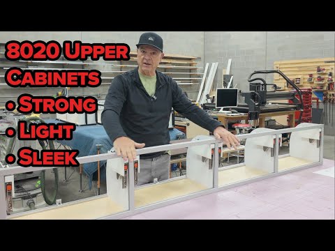 Видео: Экструдированный алюминий | 8020 | Верхние шкафы для фургонов