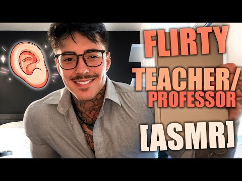 Видео: [ASMR] Кокетливый учитель/профессор — низкий голос, щелчки по клавиатуре и перелистывание страниц...