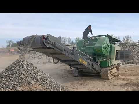 Видео: Мобильная щековая дробилка U-JC704