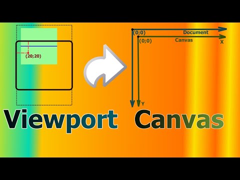 Видео: Переход от системы координат Viewport к сист. координат Canvas в JavaScript