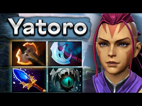 Видео: Яторо на Антимаге дерется с командой, а не просто фармит - Yatoro Antimage 7.37 DOTA 2