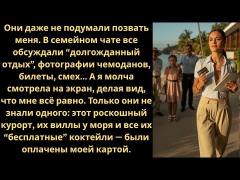 Видео: Я была исключена из семейного отдыха — но это я оплатила весь курорт
