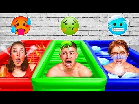 Видео: КТО ПОСЛЕДНИЙ ПОКИНЕТ РАЗНОЦВЕТНЫЕ БАССЕЙНЫ ЧЕЛЛЕНДЖ !