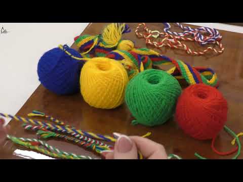 Видео: "Ниточка к ниточке - поясок". Саамское нитяное плетение (мастер-класс)