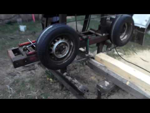 Видео: Самодельная ЛЕНТОЧНАЯ пилорама.  из того что было. !!! Часть  2.