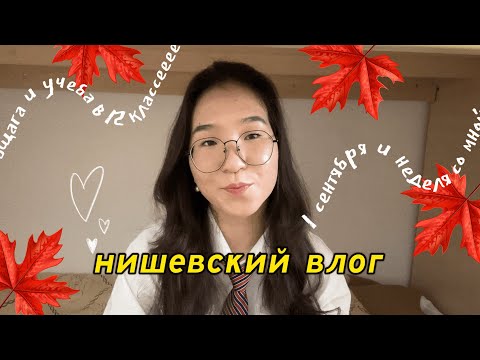 Видео: Nis Vlog: 1 СеНтЯбРя, будние дни 12 кЛаСсНицЫ, УчеБА в НИШ, рАзгОвОрноЕ видео