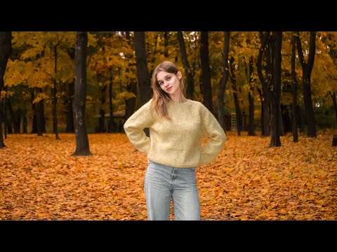 Видео: Джемпер спицями. Простий реглан зверху вниз.