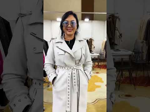 Видео: Часть 1 . Кожаные куртки и плащи с международной выставки. По вопросам What’sApp:+79122810505 Ольга