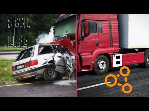 Видео: Аварии на реальных событиях #14 | BeamNG.Drive Flashbacks