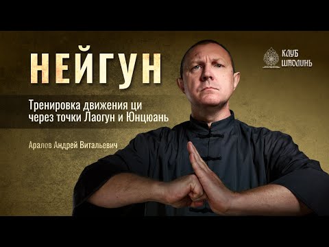 Видео: Нейгун. Тренировка движения ци через точки Лаугун и Юнцюань". Андрей Аралов