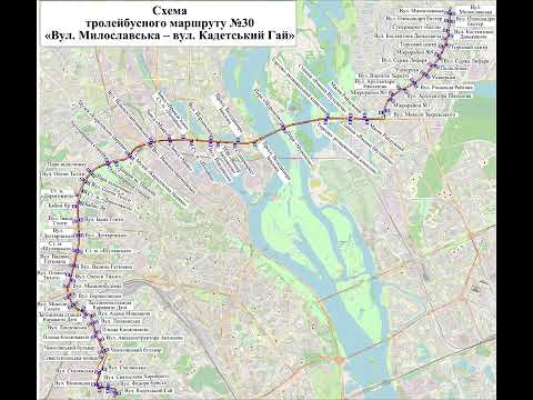 Видео: Информатор троллейбусного маршрута №30.
