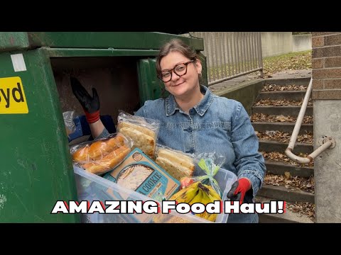Видео: УДИВИТЕЛЬНАЯ еда, найденная в мусорном контейнере!