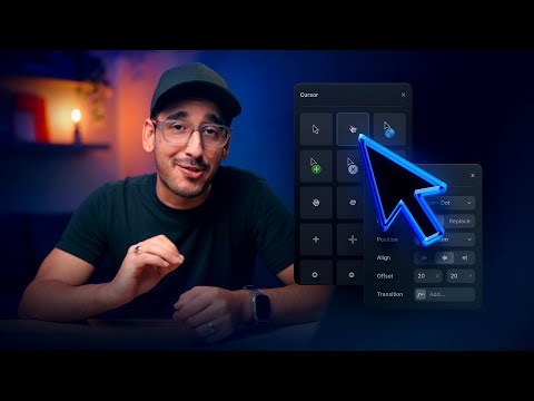 Видео: Настройка пользовательских курсоров в Framer (Урок анимации 16)