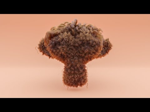 Видео: Урок по Blender: создание шерсти животных