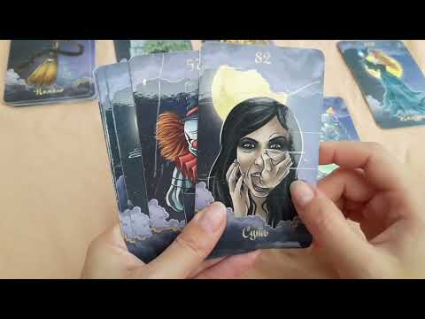 Видео: Магическое воздействие. карты негатива, значение карт. Оракул Полнолуния