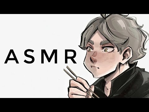 Видео: [ASMR перевод] Коуши Сугавара забота о тебе, поцелуи, разговоры/SFW