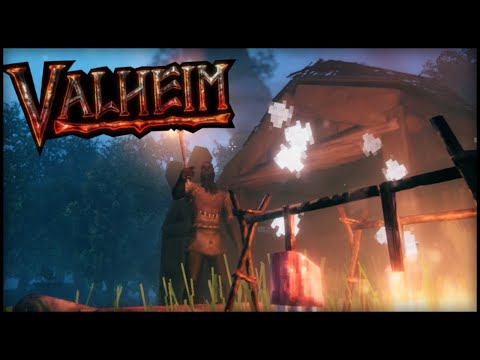 Видео: ЖАРИМ МЯСО НОЧЬЮ... КРАСИВА... »» Valheim